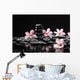 Frangipani with Zen Stone for Spa Concept Wall Mural