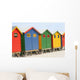 Beach Huts Wall Decal