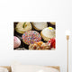 Assorted Fancy Gourmet Cupcakes with Frosting Wall Mural