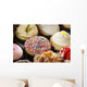Assorted Fancy Gourmet Cupcakes with Frosting Wall Mural