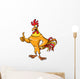 Rooster with Thumbs up Wall Decal