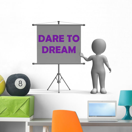 Dare to Dream Board Wall Decal