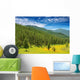 Mountain Landscape with Forest Wall Decal