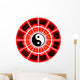Vector Chinese Zodiac Horoscope Wheel Wall Decal