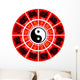 Vector Chinese Zodiac Horoscope Wheel Wall Decal