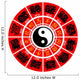 Vector Chinese Zodiac Horoscope Wheel Wall Decal