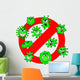 Bakterien verboten Wall Decal