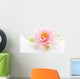 Lotus flower isolated white background Wall Mural