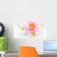Lotus flower isolated white background Wall Mural
