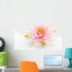 Lotus flower isolated white background Wall Mural