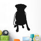Labrador Retriever Leash Silhouette