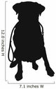 Labrador Retriever Leash Silhouette