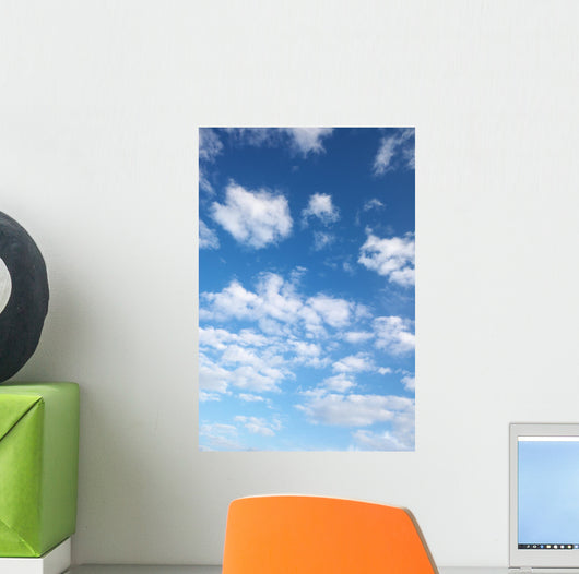 fluffy clouds Wall Mural