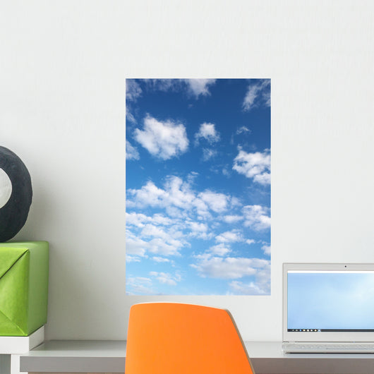 fluffy clouds Wall Mural