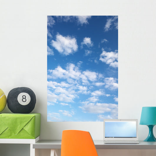 fluffy clouds Wall Mural