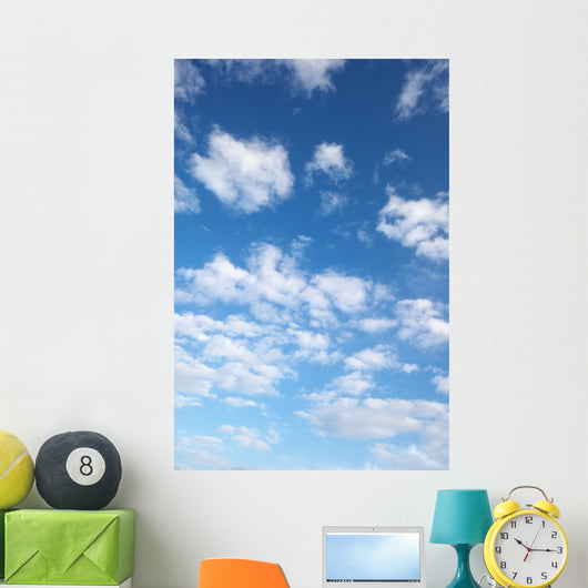 fluffy clouds Wall Mural