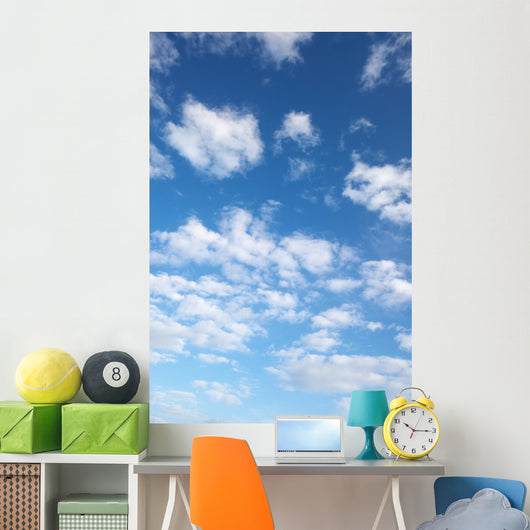 fluffy clouds Wall Mural