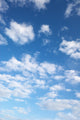 fluffy clouds Wall Mural