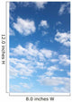 fluffy clouds Wall Mural