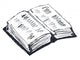 Open Book Wall Decal