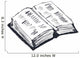 Open Book Wall Decal