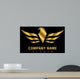 Gold Eagle Logo Wall Mural
