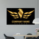 Gold Eagle Logo Wall Mural