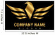 Gold Eagle Logo Wall Mural