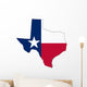 Map of Texas Wall Decal