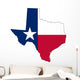 Map of Texas Wall Decal