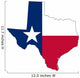 Map of Texas Wall Decal