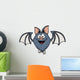 Vector illustration of Cartoon bat Wall Decal