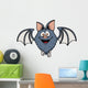 Vector illustration of Cartoon bat Wall Decal