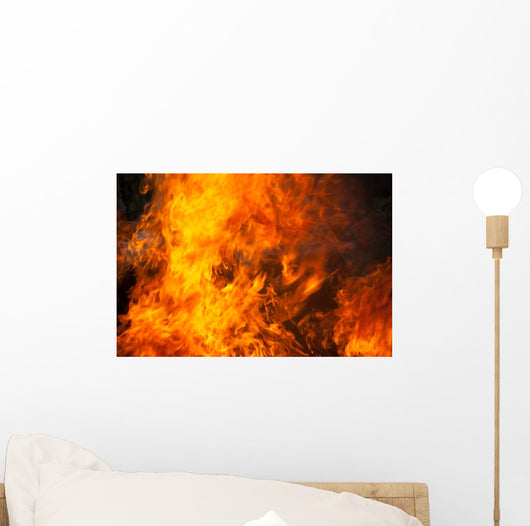 Blaze Fire Flame Wall Decal