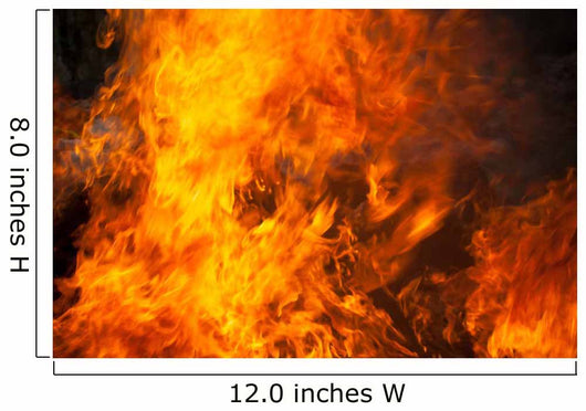 Blaze Fire Flame Wall Decal