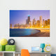 Chicago Downtown and Lake Wall Mural