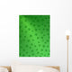 Green on Green Shamrocks Wall Mural