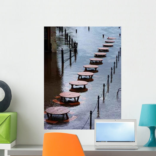 River Ouse Overflowing River Wall Decal