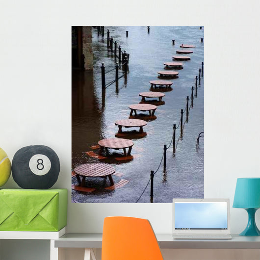 River Ouse Overflowing River Wall Decal