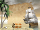 Pirate Ship Finding Treasure