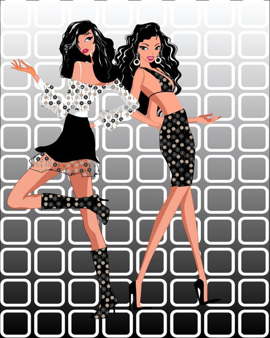 Fashion Divas Wall Mural