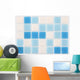 Mosaic Blue and White