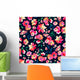 Bright Painted Flowers Seamless Wall Decal