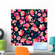 Bright Painted Flowers Seamless Wall Decal