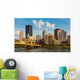 Pittsburgh Downtown Skyline River Wall Decal