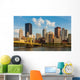 Pittsburgh Downtown Skyline River Wall Decal