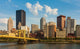 Pittsburgh Downtown Skyline River Wall Decal