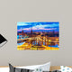 Night panorama of Stockholm, Sweden Wall Mural