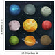 Comic Planets Set Space