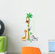 Meterwall with Palm Tree Wall Decal